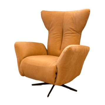 Relax fauteuil Jelle van DS Meubel met hoge showroom korting, Verzenden, Minder dan 75 cm, Nieuw, Leer