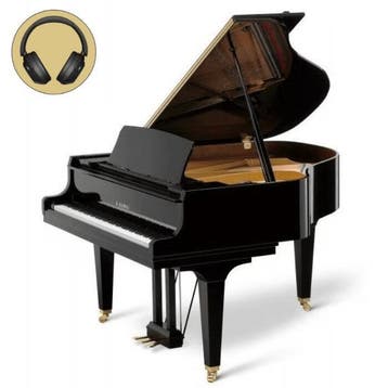Kawai GL-30 ATX4 E/P messing silent vleugel, Muziek en Instrumenten, Piano's, Nieuw, Zwart, Vleugel