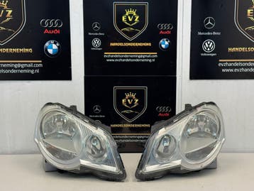 VW Polo 9N bj.2005 koplampset rechts en links art.89312000, Gebruikt, Volkswagen