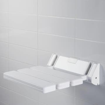 Usis Douchezitting Muurbevestiging Rvs Wit 35 Cm, Ophalen of Verzenden, Nieuw