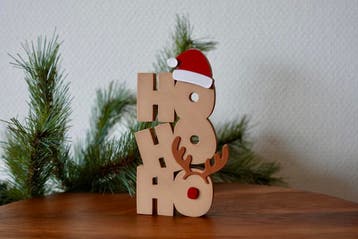 Woordbeeld Ho ho ho!, Ophalen of Verzenden, Nieuw