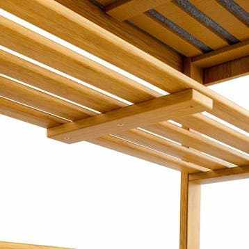 Schoenbank FSC-gecertificeerd acaciahout 90x30x48cm, Verzenden