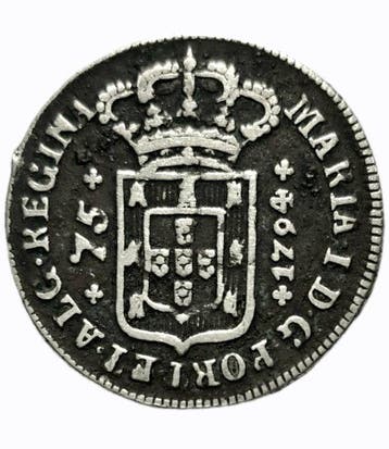 Azoren. Maria I (1786-1799). 75 reis -1794 -RARA- (Zonder