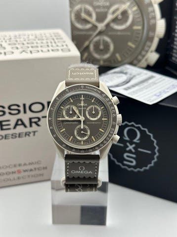 Omega x Swatch - Mission on Earth - Desert - Zonder, Nieuw