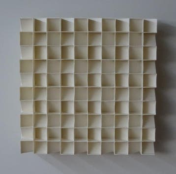 Hans Meeuwsen - Reliëf, 2026 - 59 wit minimalistisch
