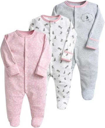Baby Rompertjes Lange Mouw | Set 3 | 62% Korting, Kinderen en Baby's, Babykleding | Baby-kledingpakketten, Ophalen of Verzenden