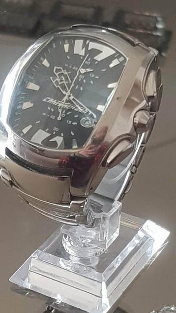 Vintage Chronotech met prisma glasplaat, Verzenden, Gebruikt