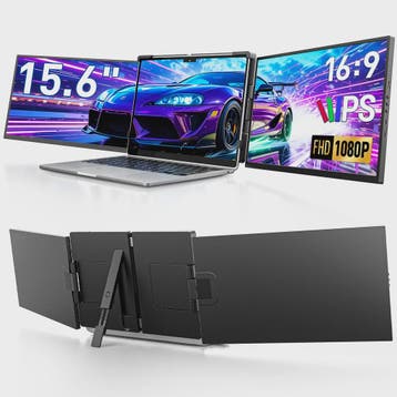 15.6" Triple Screen Extender: 2x FHD IPS Externe Monitors vo, Verzenden, Nieuw
