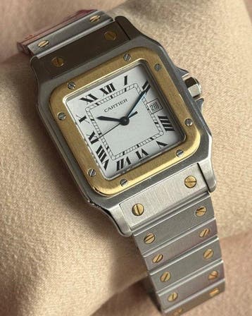 Cartier - Santos Carree - 2961 - Heren - 1990-1999, Nieuw
