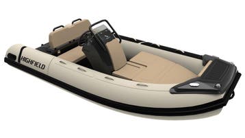 Highfield Sport 390 Créme-Zwart Hypalon + 60pk Honda, Watersport en Boten, Buitenboordmotor, Tot 1.00 meter, Nieuw, Overige materialen