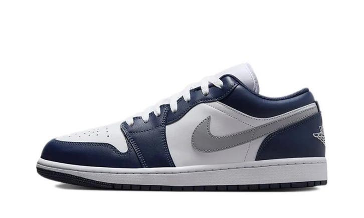 Jordan 1 Low Wolf Grey Midnight Navy, Kleding | Heren, Schoenen