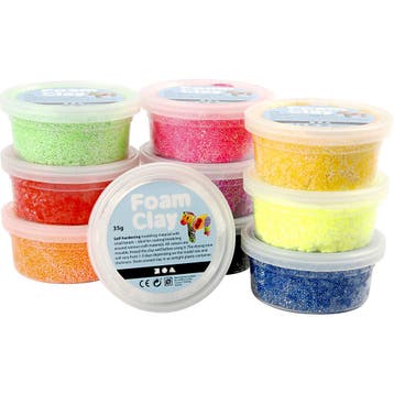 Foam Clay®, diverse kleuren, 10x35 gr/ 1 doos, Hobby en Vrije tijd, Knutselen, Nieuw
