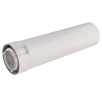 UbiFit Verlengbuis Klemband Conc PP/KS 80/125 250mm wit, Ophalen of Verzenden, Nieuw