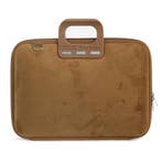 Bombata Camoscio Dames Laptoptas –15 / 16 inch – Bruin, Computers en Software, Laptoptassen, Verzenden, Nieuw