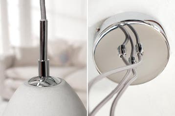 Hanglamp CEMENT 3s cementgrijs - 36242, Ophalen of Verzenden, Nieuw