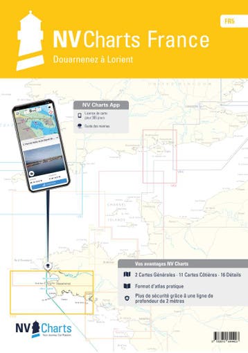 NV Charts Frankrijk  FR 5 - Douarnenez naar Lorient, Ophalen of Verzenden, Nieuw