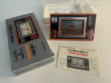 Nintendo - Game & Watch - Fire Attack ID-29 complete with, Nieuw