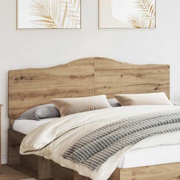 vidaXL Hoofdbord Artisan Eiken Bewerkt hout, Huis en Inrichting, Slaapkamer | Bedden, Verzenden, Nieuw, Bruin, Hout