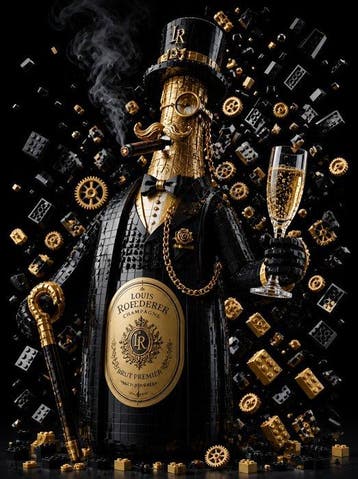 Maison Dart - The Golden Gentleman – Louis Roederer Art, Nieuw