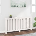 vidaXL Radiatorombouw 169x19x84 cm massief grenenhout wit, Doe-het-zelf en Verbouw, Verwarming en Radiatoren, Verzenden, Nieuw