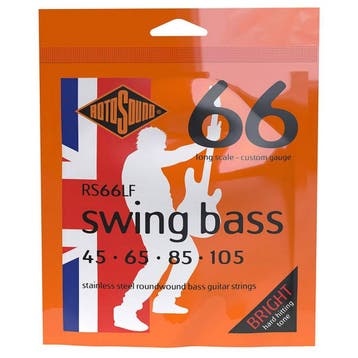 Rotosound RS66LF Swing Bass 66 Snarenset Basgitaar Stainless, Ophalen of Verzenden, Nieuw