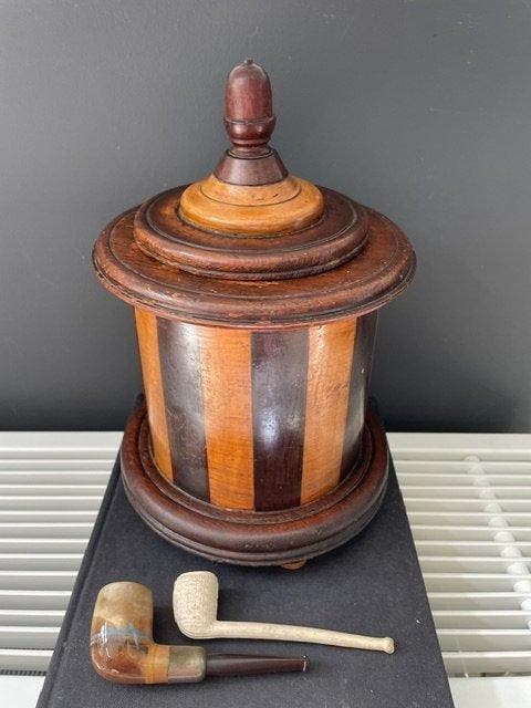 Zonder minimumprijs - Tabakspot - Hout, Klei en porselein -, Verzamelen, Rookartikelen, Aanstekers en Luciferdoosjes