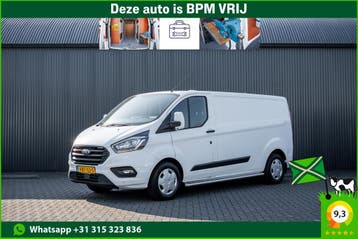 Ford Transit Custom 2.0 EcoBlue L2H1 | 130 PK | LED | Cruise, Stof, Gebruikt, Wit, Ford