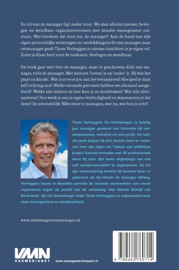 Ontmanagen voor managers 9789462760714 Thom Verheggen, Boeken, Verzenden, Zo goed als nieuw, Thom Verheggen