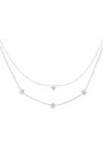 Sterrenhemel ketting - zilveren kleur, Verzenden, Nieuw