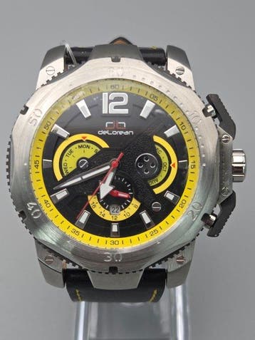 DeLorean Watch Uhr Full Calendar - Back to the Future - 50, Nieuw
