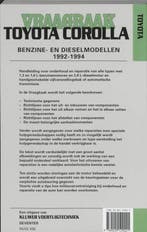 Vraagbaak Toyota Corolla / Benzine-en dieselmodellen, Verzenden, Gelezen
