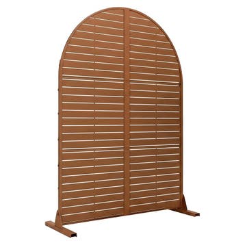 Tuinscherm Nodepp privacyscherm 180x90x40 cm bruin casa.pro, Verzenden, Nieuw