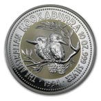Kookaburra 10 oz 1994, Postzegels en Munten, Verzenden, Losse munt, Zilver