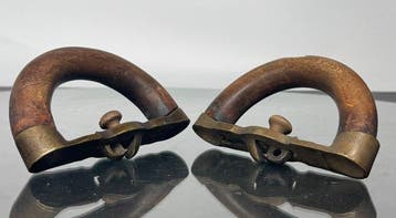 Deurklink (2) - 1920-1930 - antieke deurklinken