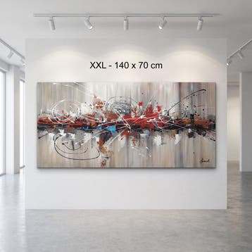 Monika Spiewak - Abstract - Oil Painting Stretched On The