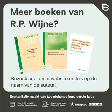De wet kwaliteit, klachten en geschillen zorg / Korte, Boeken, Verzenden, Zo goed als nieuw, R.P. Wijne