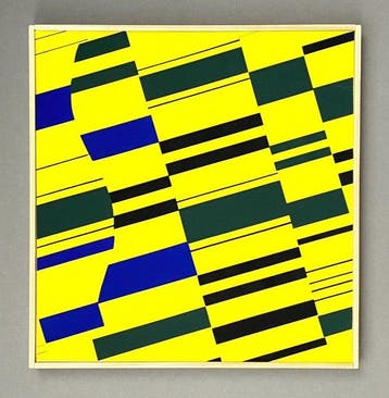 Günter Fruhtrunk (1923-1982) - Blaue Partikel (1971,