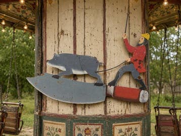 Wanddecoratie - Europa - metalen wandplaat kermis