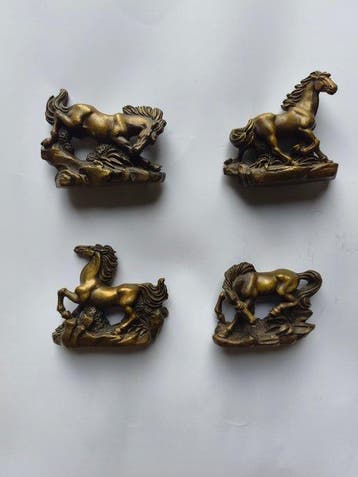 Ponterstok - Brons - (Nr. 4 stuks), Antiek en Kunst