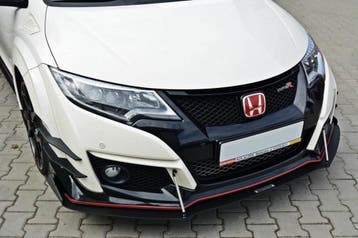 Maxton Front Racing Splitter V.2 HONDA CIVIC IX TYPE R, Verzenden