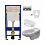 Geberit UP 100 + Neptunus WC +Ultimo zitt + Delta 21 gl.chr, Ophalen of Verzenden, Nieuw