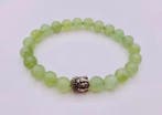 armband – jade kralen 8 mm – mala met Boeddha – 18 cm, Overige materialen, Verzenden, Nieuw, Met bedels of kralen