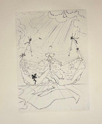 Salvador Dali (1904-1989) - Le Tricorne (El sombrero de tres