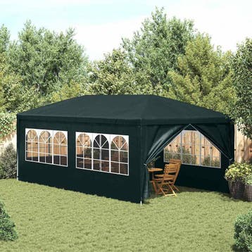 vidaXL Partytent 3x6 m groen, Tuin en Terras, Verzenden, Nieuw, Partytent