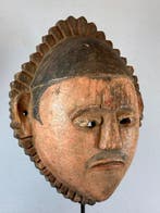 Old Traditional Authentic African IGBO Mask - Nigeria.