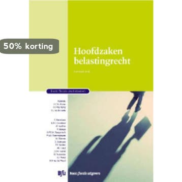 Hoofdzaken belastingrecht 9789089744623, Verzenden, Zo goed als nieuw