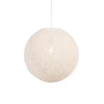 Landelijke hanglamp wit bol 45cm - Corda, Huis en Inrichting, Lampen | Hanglampen, Verzenden, Nieuw, Modern
