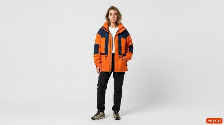 BOAS Outdoorjassen Heren maat M Orange / Navy Vintage, Kleding | Heren, Jassen | Zomer, Ophalen of Verzenden