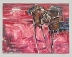 Le Quang Sang (1990) - Murmure en Rose 60 80 cm  Vendu