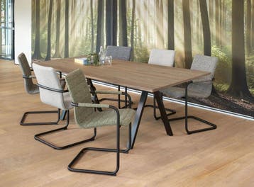 Vergadertafel met stoelen 6 personen V200, Nieuw in verpakking